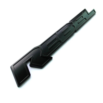 Tailgate Emblem Badge Fits 2015-2019 Ram 1500 REBEL 13" 3D Replacement (Black/Red/Chrome)