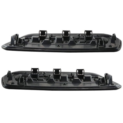 Hood Emblem Set Left Right for 2019–2024 RAM 1500 Heavy Duty Hemi 5.7 (Black/Red)