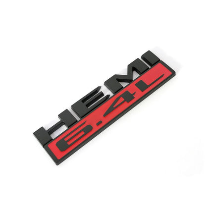 Hood Side Emblem Badges for RAM 2500/3500 2019‑2022 6.4L HEMI  (Black/Red/White/Chrome)